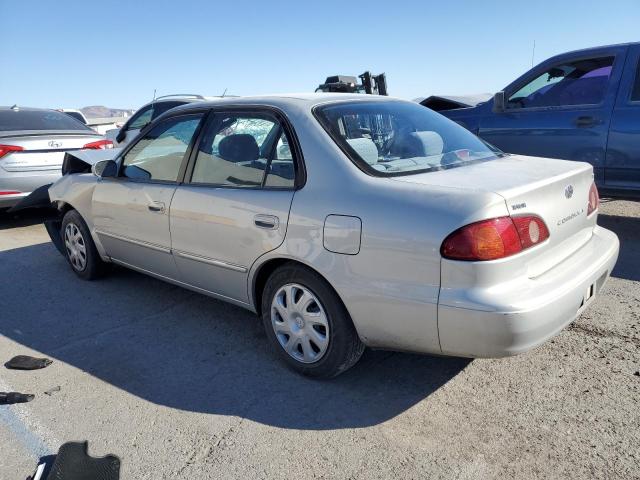 1NXBR12EX2Z636235 - 2002 TOYOTA COROLLA CE BEIGE photo 2