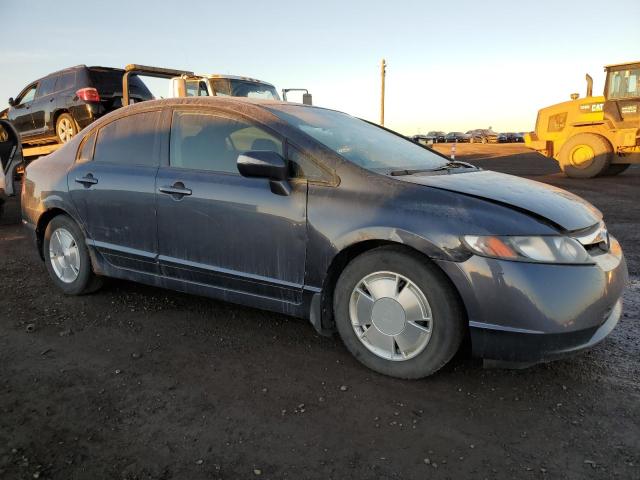 JHMFA36217S800398 - 2007 HONDA CIVIC HYBRID GRAY photo 4