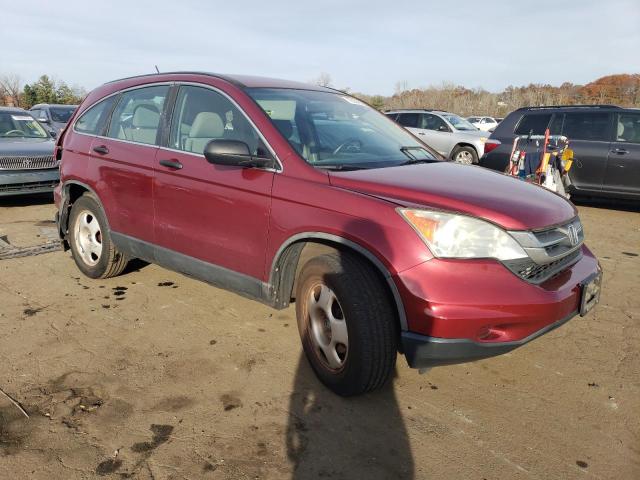 5J6RE4H39BL038708 - 2011 HONDA CR-V LX BURGUNDY photo 4