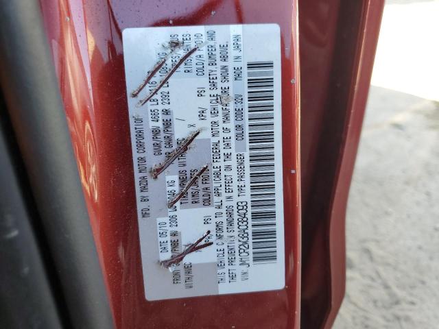 JM1CR2W38A0384093 - 2010 MAZDA 5 RED photo 12