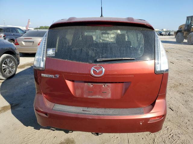 JM1CR2W38A0384093 - 2010 MAZDA 5 RED photo 6