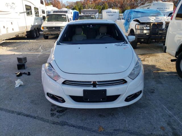 1C3CDFCH3DD326674 - 2013 DODGE DART LIMITED WHITE photo 5