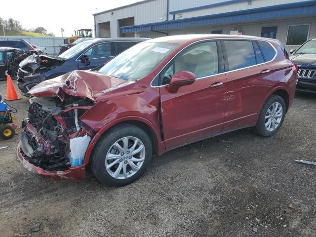 LRBFX1SAXKD011521 - 2019 BUICK ENVISION PREFERRED RED photo 1