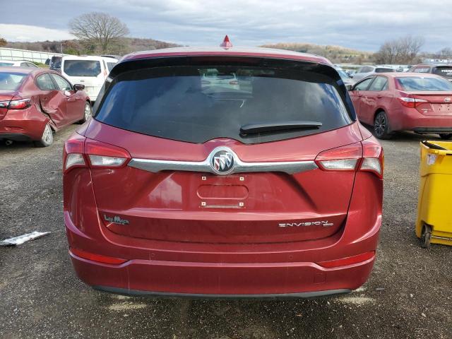 LRBFX1SAXKD011521 - 2019 BUICK ENVISION PREFERRED RED photo 6