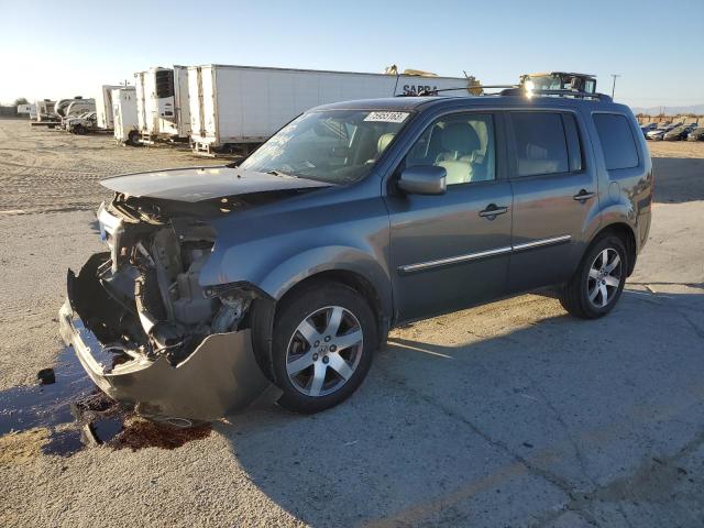 5FNYF3H97DB009212 - 2013 HONDA PILOT TOURING GRAY photo 1