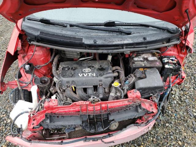 JTDJT903295224252 - 2009 TOYOTA YARIS RED photo 11