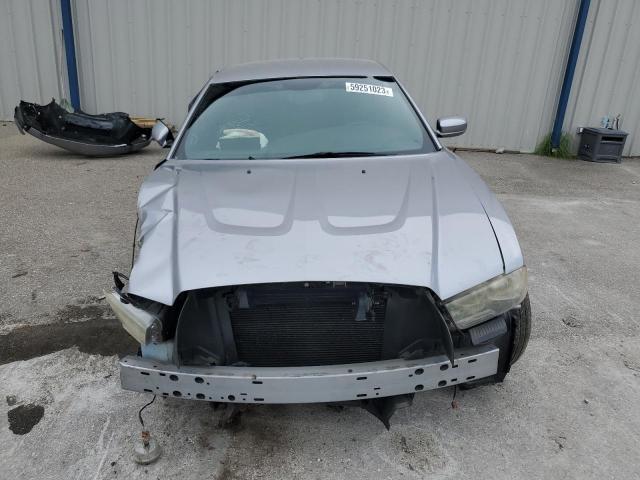 2C3CDXHG4EH117275 - 2014 DODGE CHARGER SXT SILVER photo 5