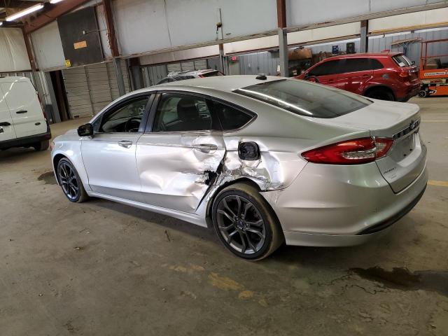 3FA6P0HD8JR154508 - 2018 FORD FUSION SE SILVER photo 2