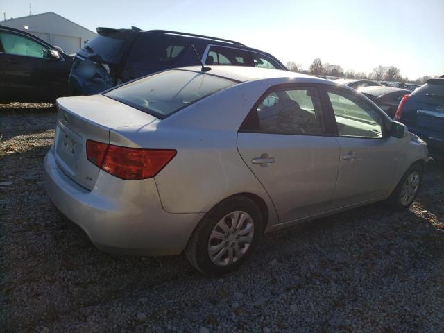 KNAFU4A27C5628289 - 2012 KIA FORTE EX SILVER photo 3