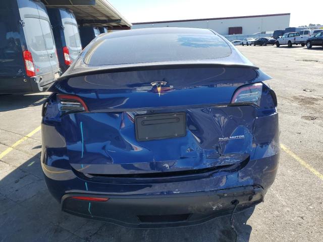 7SAYGDEF2NF345786 - 2022 TESLA MODEL Y BLUE photo 6