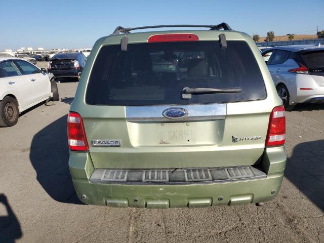 1FMCU49319KA29865 - 2009 FORD ESCAPE HYBRID GREEN photo 6