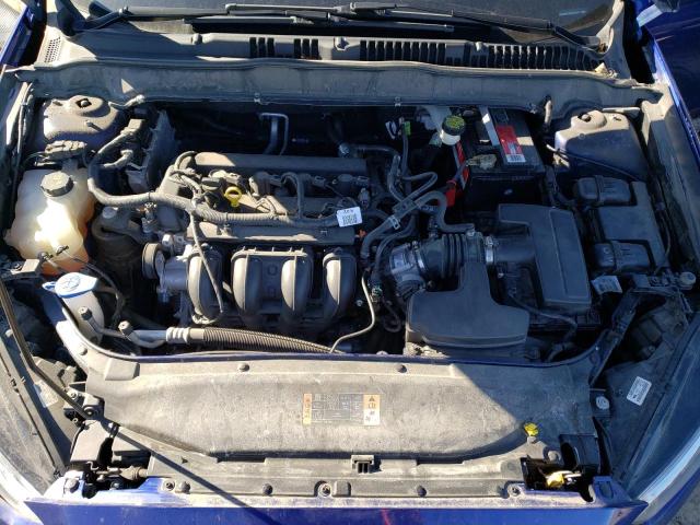 3FA6P0G79GR269123 - 2016 FORD FUSION S BLUE photo 11