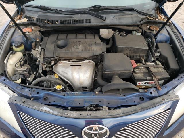 4T4BF3EK2BR101766 - 2011 TOYOTA CAMRY BASE BLUE photo 11