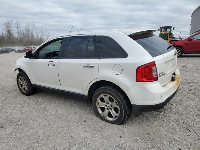 2FMDK3JC1BBA68732 - 2011 FORD EDGE SEL WHITE photo 2