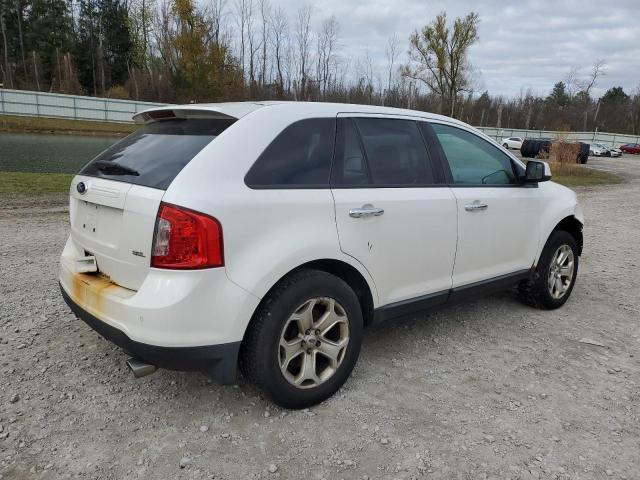 2FMDK3JC1BBA68732 - 2011 FORD EDGE SEL WHITE photo 3