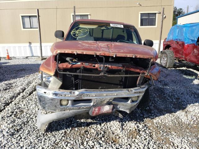 1B7HC16Z31S120404 - 2001 DODGE RAM 1500 ORANGE photo 5