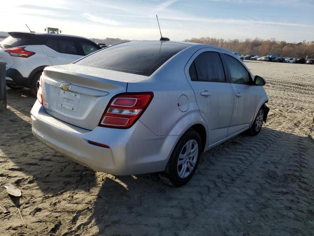 1G1JB5SH4J4103472 - 2018 CHEVROLET SONIC LS ვერცხლისფერი ფოტო 3