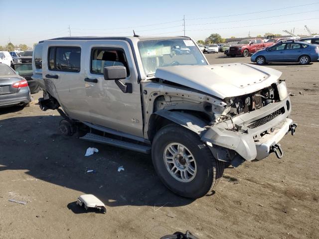 5GTEN13EX98142612 - 2009 HUMMER H3 رمادي صورة 4
