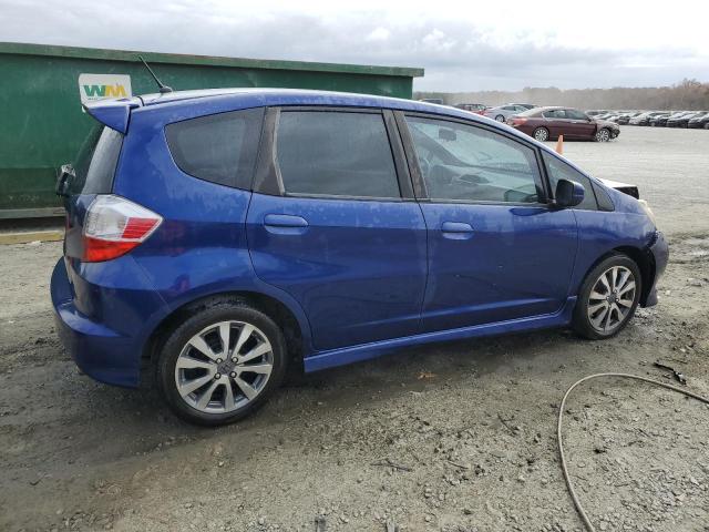 JHMGE8H58DC062490 - 2013 HONDA FIT SPORT BLUE photo 3