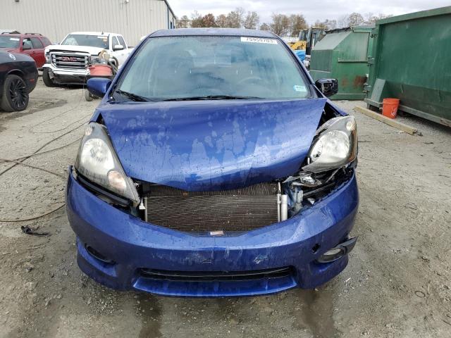 JHMGE8H58DC062490 - 2013 HONDA FIT SPORT BLUE photo 5