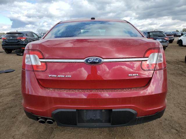 1FAHP2EW3AG151355 - 2010 FORD TAURUS SEL RED photo 6