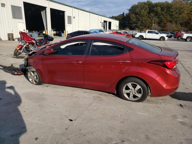 5NPDH4AE8EH515401 - 2014 HYUNDAI ELANTRA SE RED photo 2