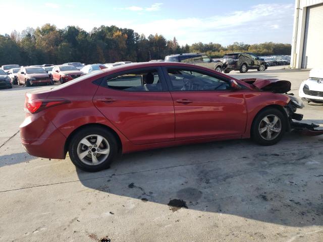 5NPDH4AE8EH515401 - 2014 HYUNDAI ELANTRA SE RED photo 3