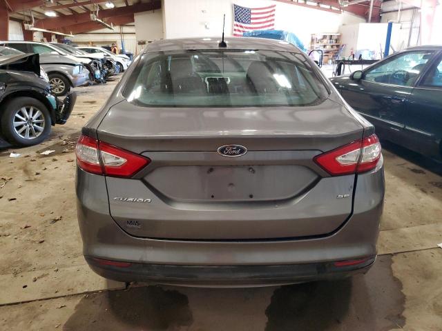 3FA6P0H75DR194138 - 2013 FORD FUSION SE GRAY photo 6