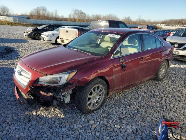 4S3BNBC64F3067746 - 2015 SUBARU LEGACY 2.5I PREMIUM BURGUNDY photo 1