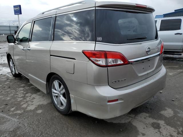 JN8AE2KP2B9002251 - 2011 NISSAN QUEST S GOLD photo 2