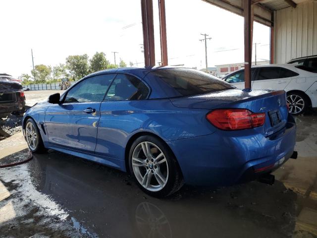 WBA3T7C53G5A38145 - 2016 BMW 435 XI BLUE photo 2