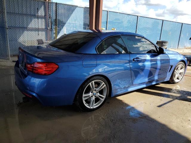 WBA3T7C53G5A38145 - 2016 BMW 435 XI BLUE photo 3