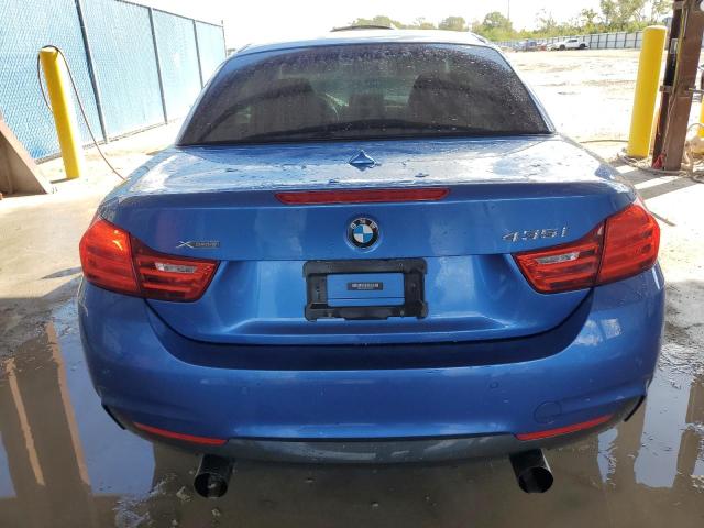 WBA3T7C53G5A38145 - 2016 BMW 435 XI BLUE photo 6