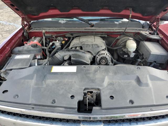 1GCEK19J37E502516 - 2007 CHEVROLET SILVERADO K1500 BURGUNDY photo 11