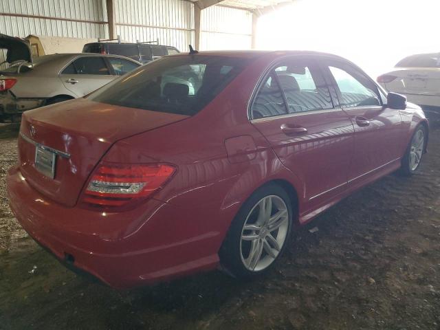 WDDGF4HB7DA770356 - 2013 MERCEDES-BENZ C 250 RED photo 3