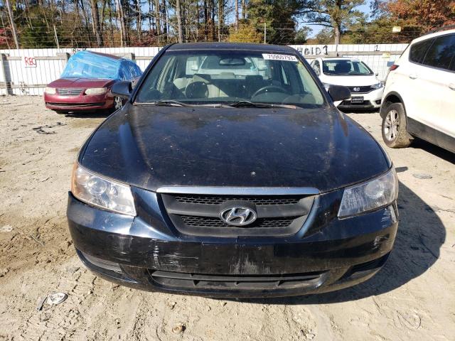 KMHET46C56A113690 - 2006 HYUNDAI SONATA GL BLACK photo 5