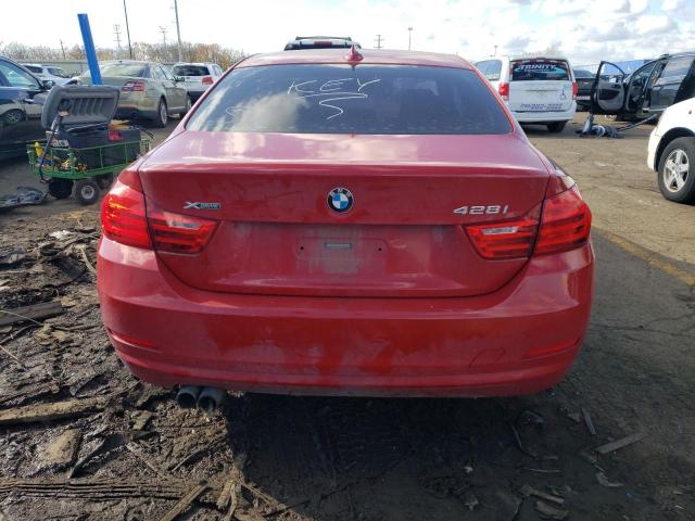 WBA3N9C50EF721642 - 2014 BMW 428 XI RED photo 6