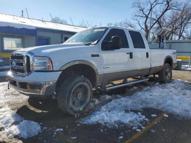 1FTWW31P25EC63641 - 2005 FORD F350 SRW SUPER DUTY WHITE photo 1