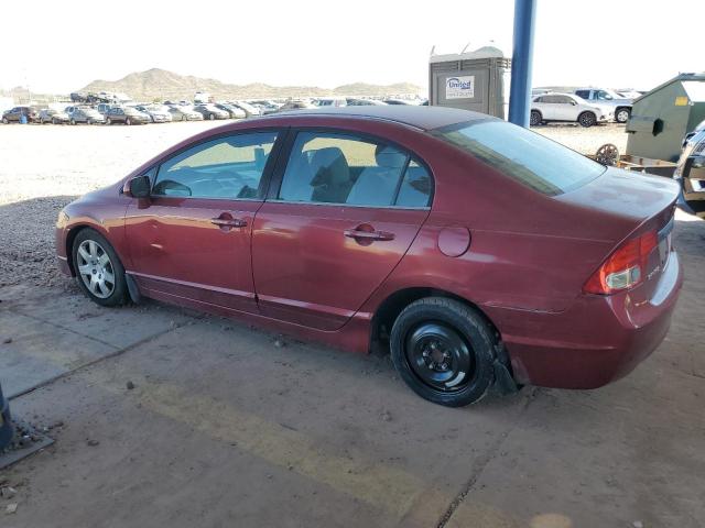 2HGFA1F57BH549937 - 2011 HONDA CIVIC LX RED photo 2