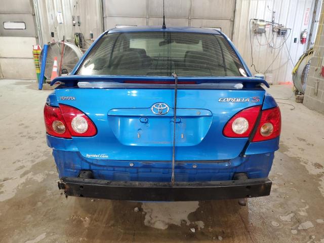 2T1BR30E17C813388 - 2007 TOYOTA COROLLA CE BLUE photo 6