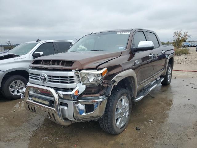 5TFAW5F12EX407820 - 2014 TOYOTA TUNDRA CREWMAX PLATINUM BROWN photo 1