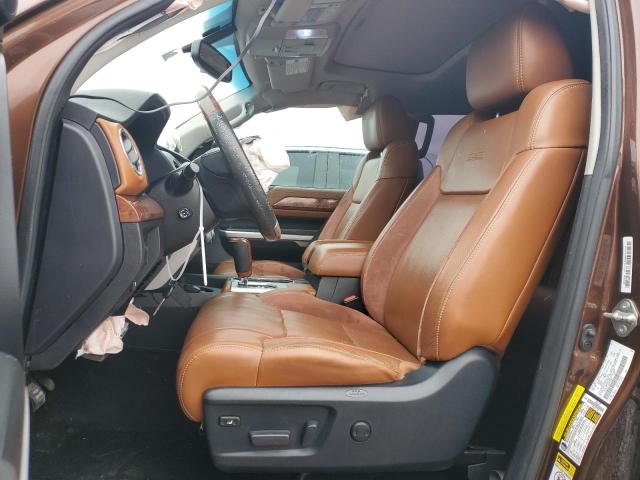 5TFAW5F12EX407820 - 2014 TOYOTA TUNDRA CREWMAX PLATINUM Braun Foto 7