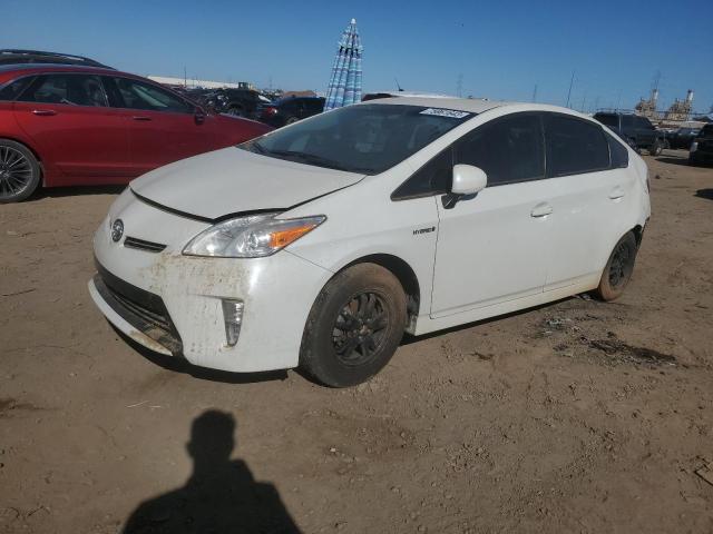 JTDKN3DU3E0390222 - 2014 TOYOTA PRIUS WHITE photo 1