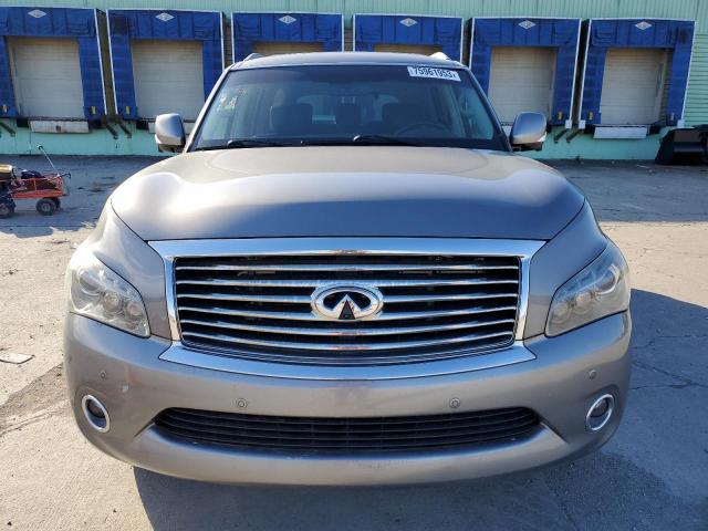 JN8AZ2NC8E9352646 - 2014 INFINITI QX80 GRAY photo 5