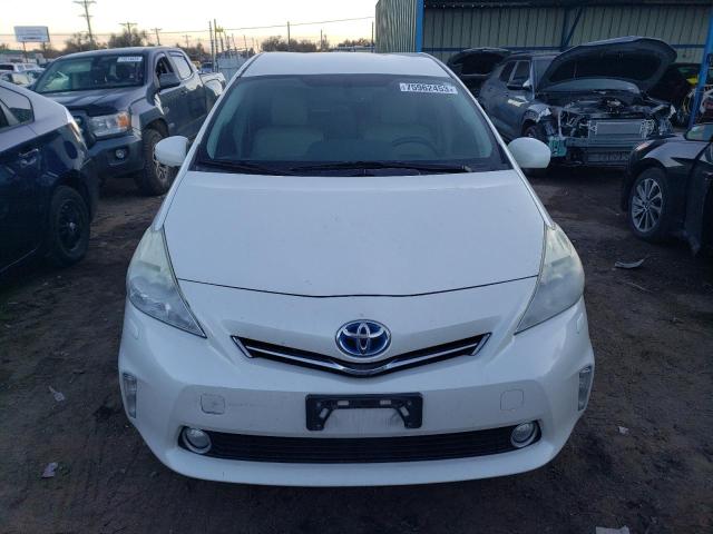 JTDZN3EU4E3328047 - 2014 TOYOTA PRIUS V WHITE photo 5