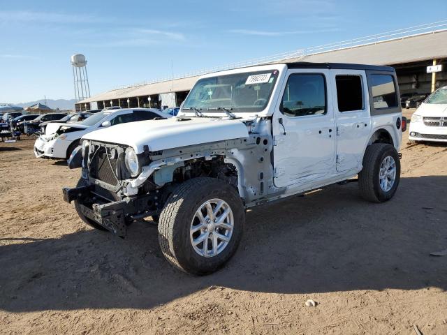 1C4HJXDG3PW609266 - 2023 JEEP WRANGLER SPORT WHITE photo 1