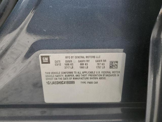 1G1JA5SH8C4180089 - 2012 CHEVROLET SONIC LS 灰色 照片 13