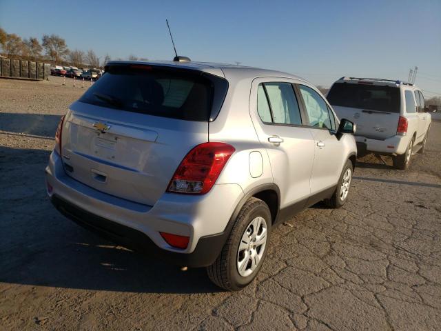 KL7CJKSB9HB126858 - 2017 CHEVROLET TRAX LS SILVER photo 3