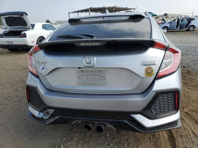 SHHFK7H91JU415846 - 2018 HONDA CIVIC SPORT TOURING SILVER photo 6