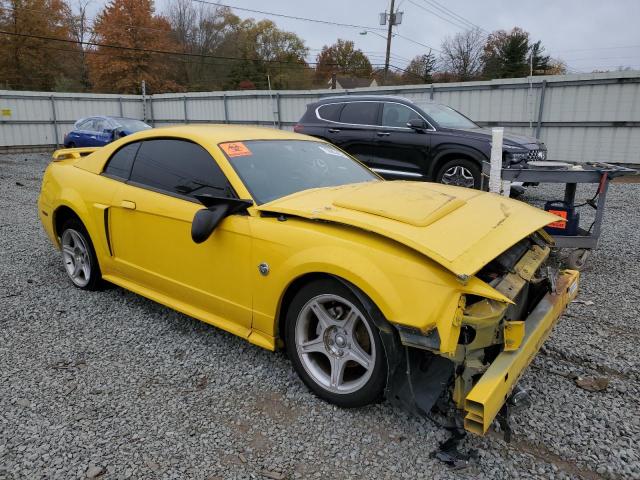 1FAFP42X24F127106 - 2004 FORD MUSTANG GT YELLOW photo 4